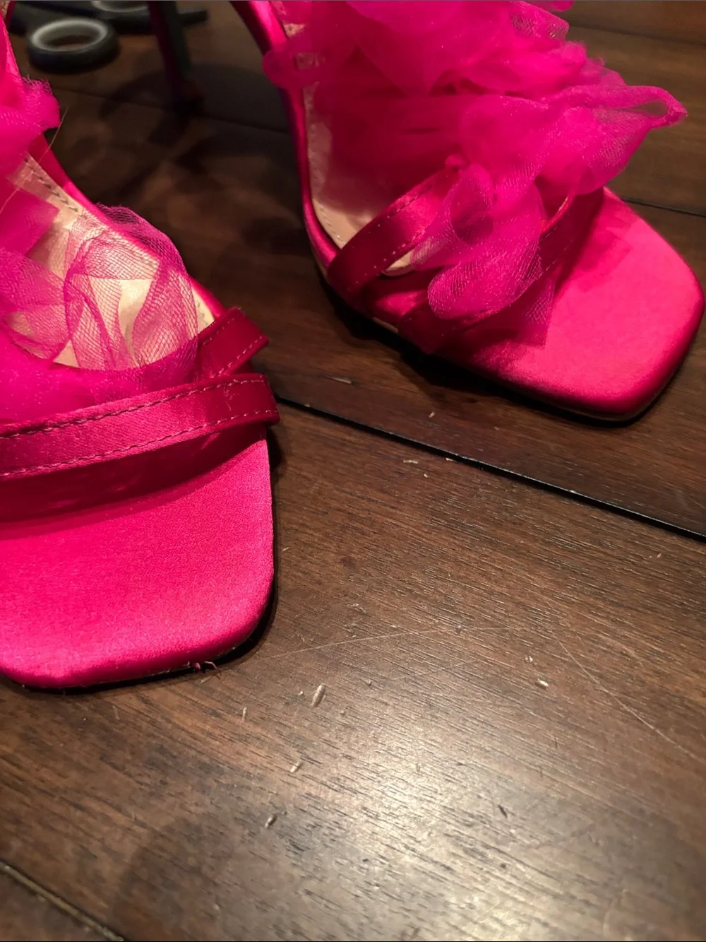 Betsey Johnson Tulle Heels